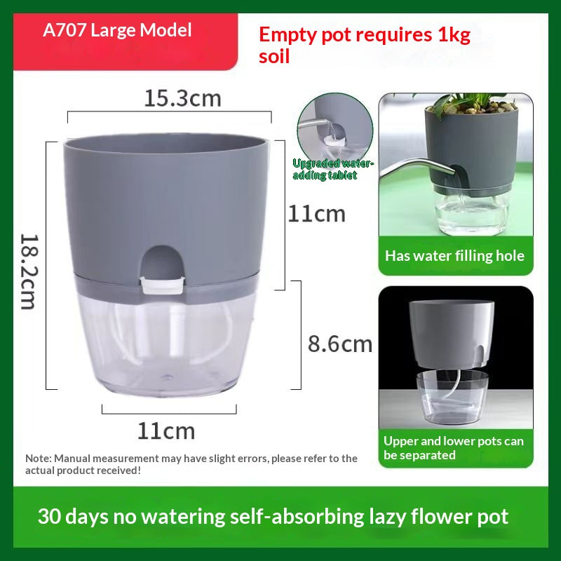 Self-Watering Smart Plant Pot | Keeps Plants Healthy for Weeks